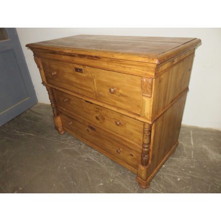 Antique Pine Chest of Three Drawers (waxed)