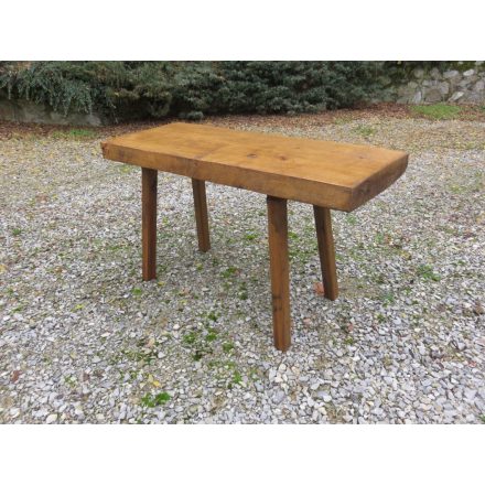 Antique Butcher Block Table (waxed)