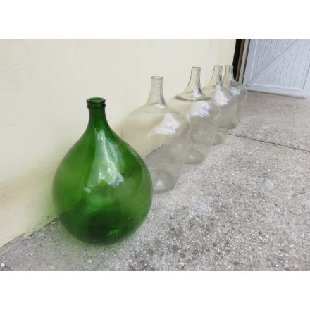 Antique 50-liter glass bottles 