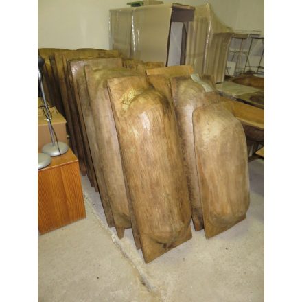 Antique dough bowls, larger size, up to 160 cm long