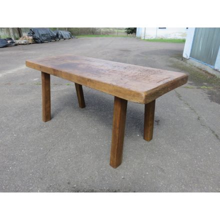 Antique Butcher Block Table (waxed)