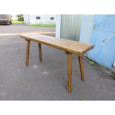 Antique Butcher Block Table (waxed)