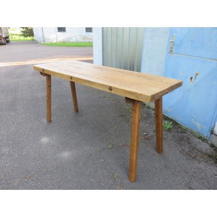 Antique Butcher Block Table (waxed)