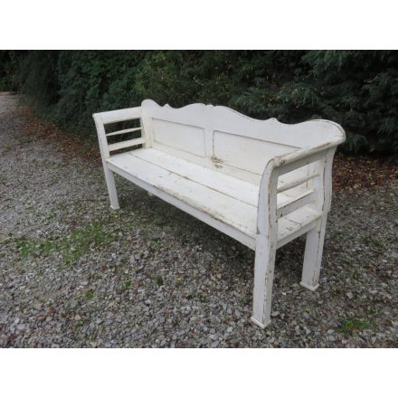 Antique Pine Bench (white)