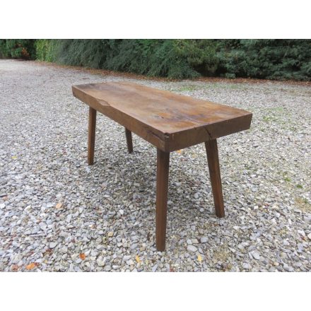 Antique Butcher Block Table (waxed)