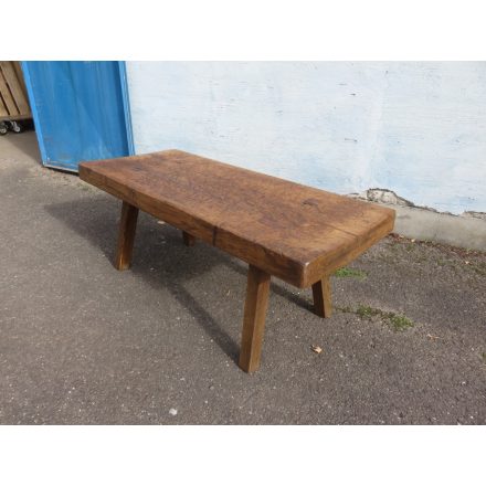 Antique Butcher Block Table (waxed)