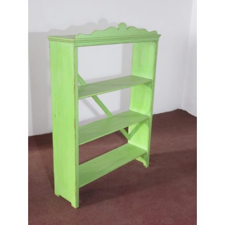 Antique Pine Shelf Unit (mint green)