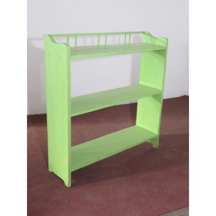 Antique Pine Shelf Unit (mint green)