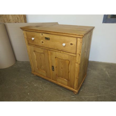 Antique Pine Dresser Base Cabinet (waxed)