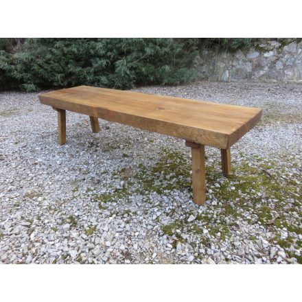 Antique Butcher Block Coffee Table (waxed)