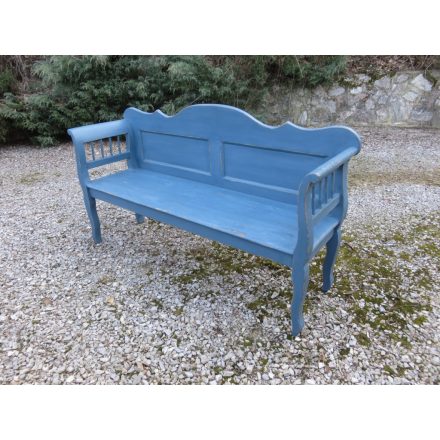 Antique Pine Bench (blue)