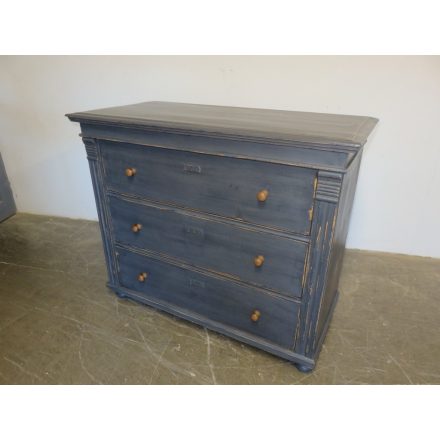 Antique Pine Chest of Three Drawers (grey)