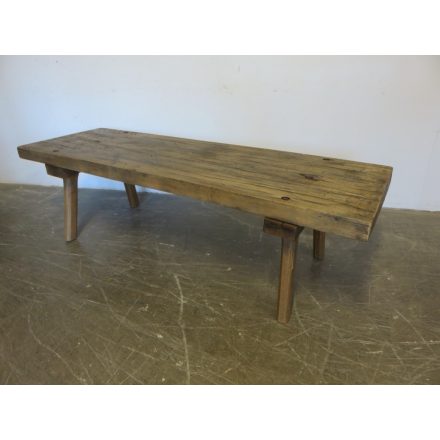 Antique Butcher Block Coffee Table (waxed)