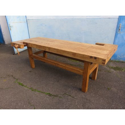 Large Antique Workbench (waxed)