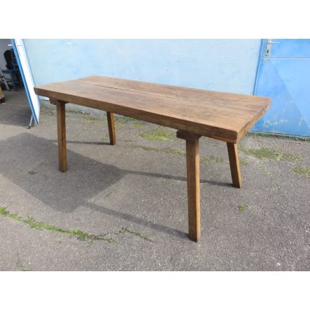 Antique Butcher Block Table (waxed)