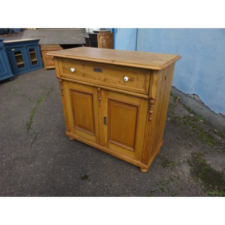 Antique Pine Dresser Base Cabinet (waxed)