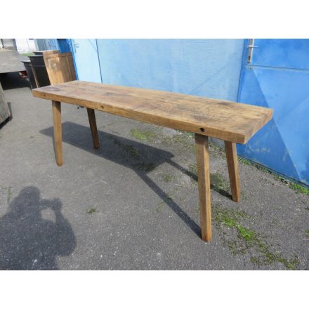 Antique Butcher Block Table (waxed)