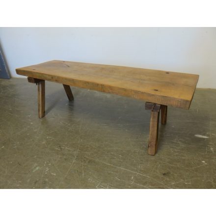 Antique Butcher Block Coffee Table (waxed)