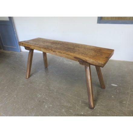 Antique Butcher Block Table (waxed)