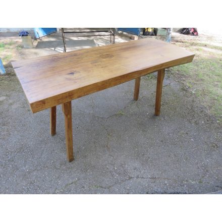 Antique Butcher Block Table (waxed)