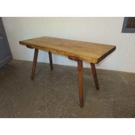 Antique Butcher Block Table (waxed)