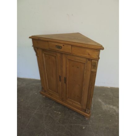 Antique Pine Corner Cabinet (waxed)