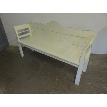 Antique Pine Bench (white)