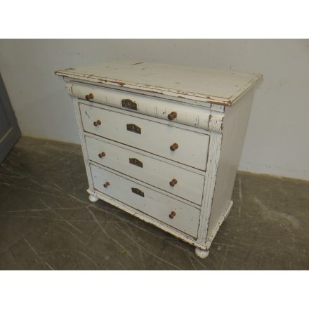 Antique Chest of Four Drawers (white)