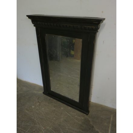 Antique Mirror in Pine Frame (black)