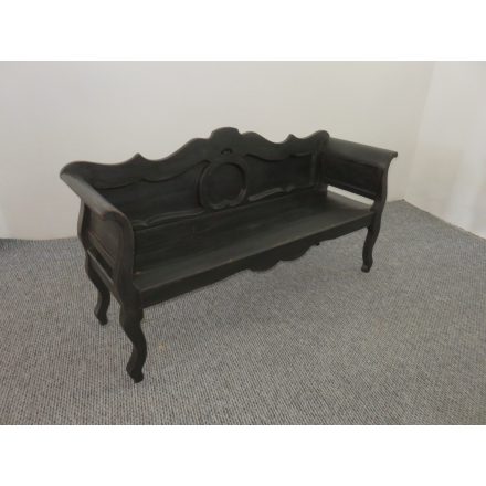 Antique Pine Bench (black)