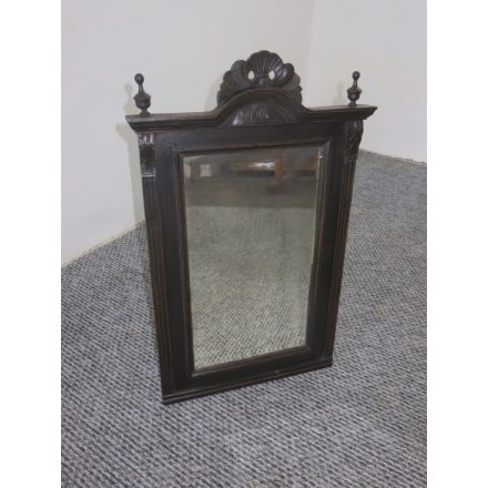 Antique Mirror in Pine Frame (black)