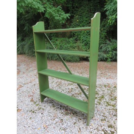 Antique Pine Shelf Unit (green)