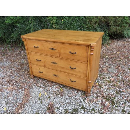 Antique Pine Chest of Three Drawers (waxed)