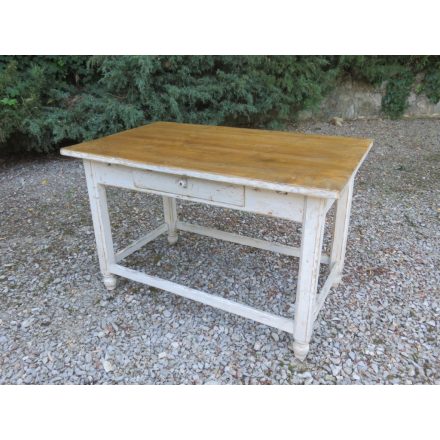 Antique Pine Table (white base)