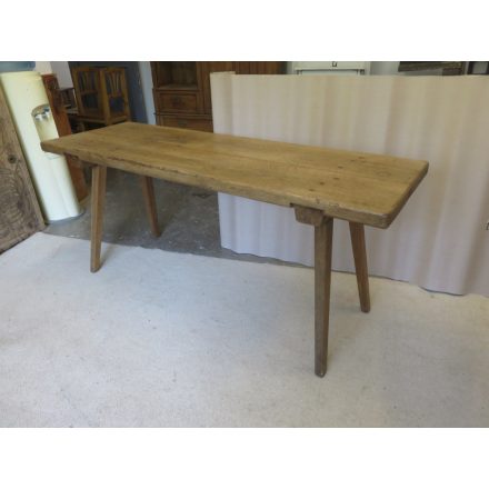 Antique Butcher Block Table (waxed)