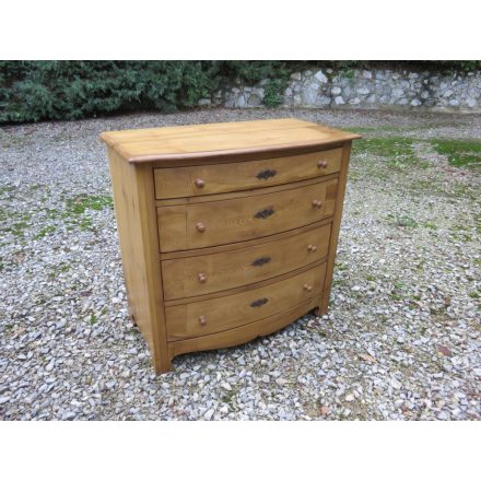 Antique Pine Chest of Four Drawers (waxed)