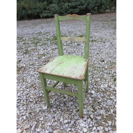 Antique Pine Chair (green)