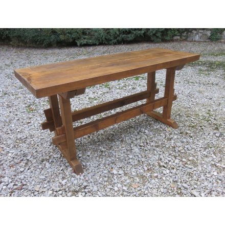 Antique Butcher Block Table (waxed)