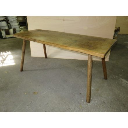 Antique Butcher Block Table (waxed)