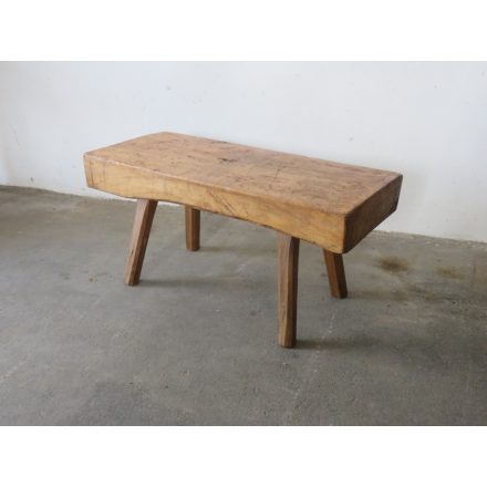 Antique Butcher Block Coffee Table (waxed)