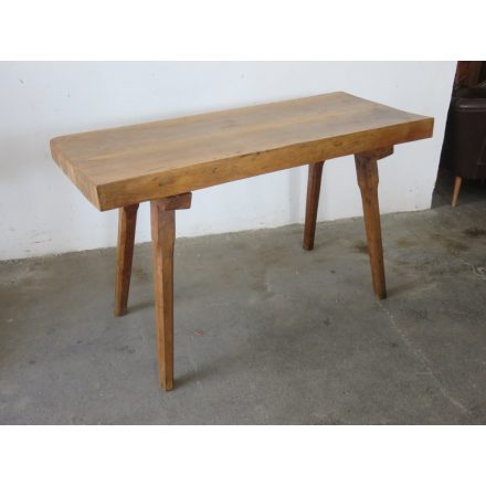 Antique Butcher Block Table (waxed)