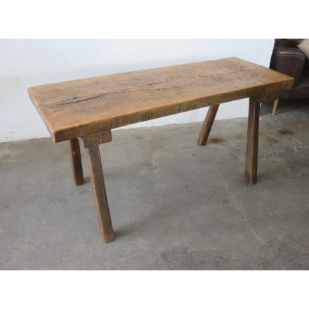 Antique Butcher Block Table (waxed)