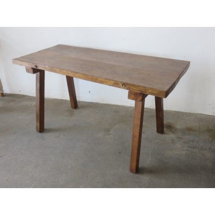 Antique Butcher Block Table (waxed)