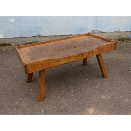 Antique Butcher Block Coffee Table (waxed)