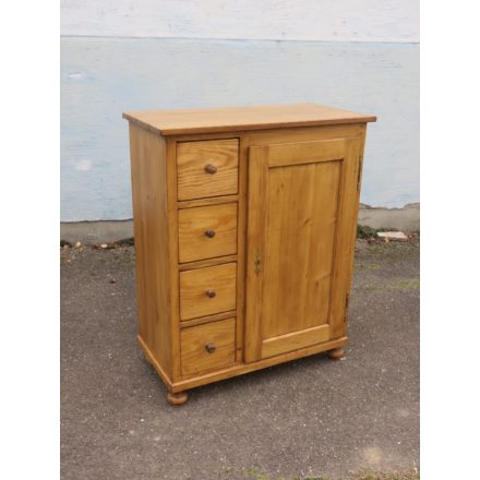 Antique Pine Bread Cupboard (waxed)