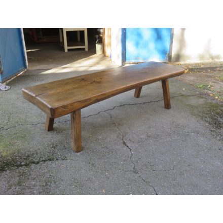 Antique Butcher Block Coffee Table (waxed)