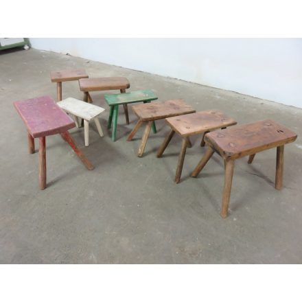 Antique stick leg footstools