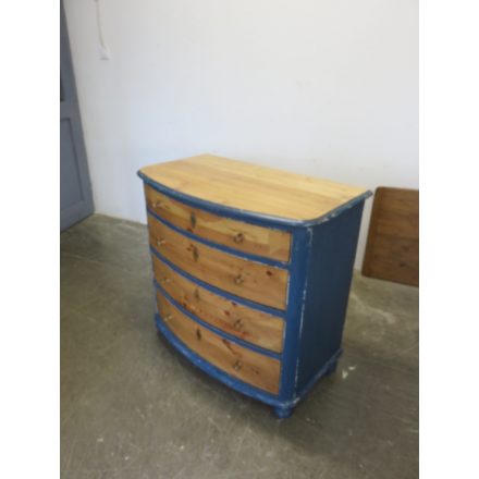 Antique Pine Chest of Four Drawers 