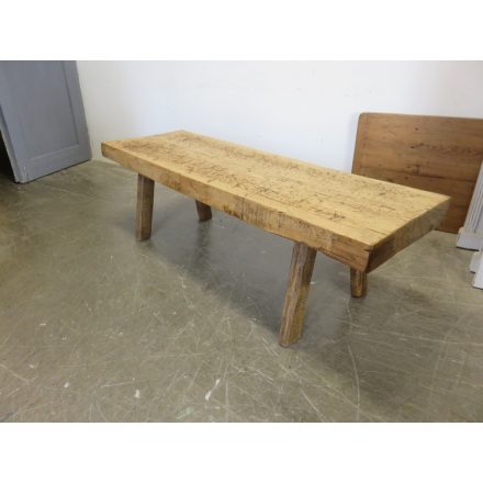 Antique Butcher Block Coffee Table (waxed)