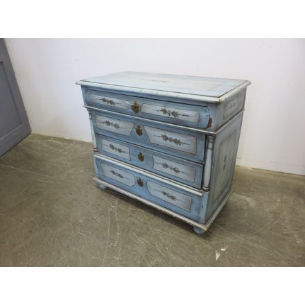 Antique Pine Chest of four Drawers (original colour)